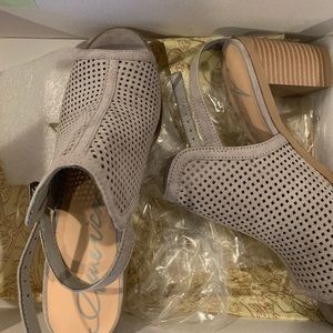 Macy’s American Rag Open toe Bootie heels